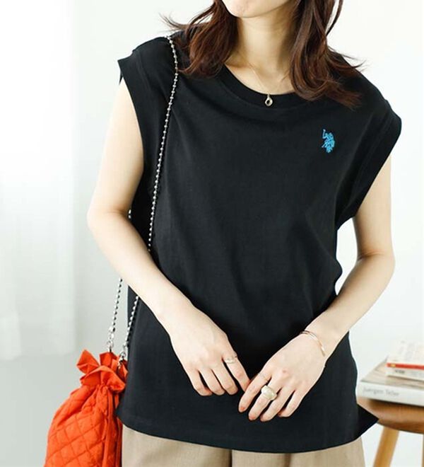 GeeRA（ジーラ）の「【Ｕ．Ｓ．　ＰＯＬＯ　ＡＳＳＮ．】ノースリＴシャツ（タンクトップ・キャミソール）」｜詳細画像