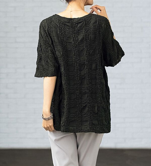 ルフラン（ルフラン）の「着る美人。レースジャカード（カットソー）」｜詳細画像