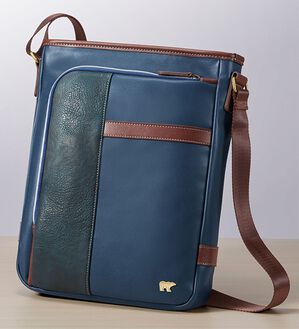 「＜ゴールデンベア＞７得ショルダーバッグ（メンズショルダーバッグ）」｜ネイビー