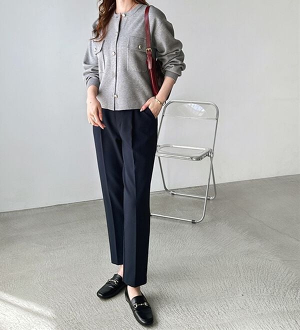 GeeRA（ジーラ）の「美脚きれい魅せ！テーパードパンツ（フルレングスパンツ）」｜詳細画像