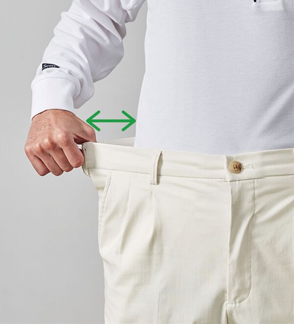 「＜Ｂｅ　ＣＨＡＮＣＥ＞ハンサム見えのよく伸びアクティブチノパンツ（メンズフルレングスパンツ）」｜詳細画像