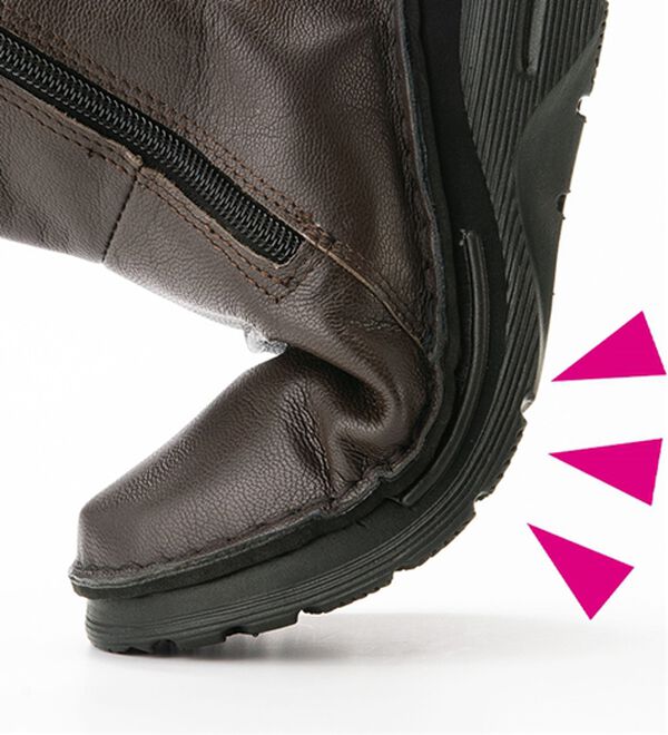 ルフラン（ルフラン）の「ｔｏ　ｂｅ　ｃｏｎｔｉｎｕｅｄ　やわらか山羊革４Ｅショートブーツ（ブーツ）」｜詳細画像