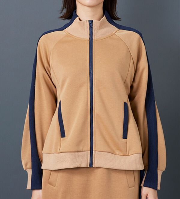 BELLUNA（ベルーナ）の「【Ｌａｇｒｉｌｕａ】配色ライン使いコクーンジャケット（その他ジャケット）」｜詳細画像