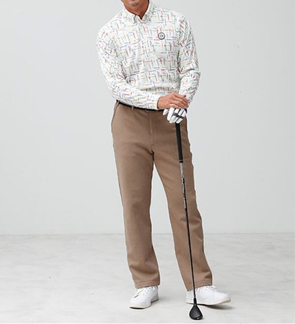 「＜コムルヴァン・オム＞お父さんの裏シャギー７得パンツ（メンズフルレングスパンツ）」｜詳細画像