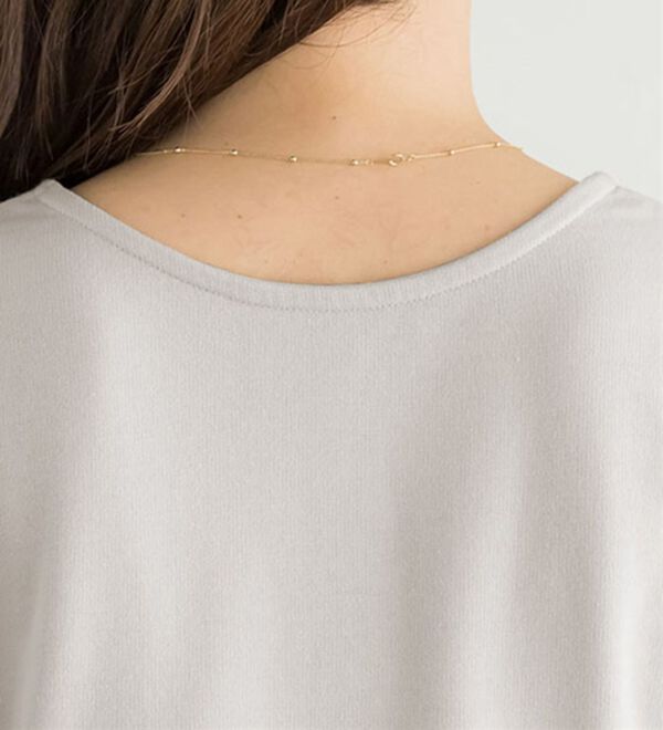 Pierrot（ピエロ）の「ライトスウェットタックデザインプルオーバー（カットソー）」｜詳細画像