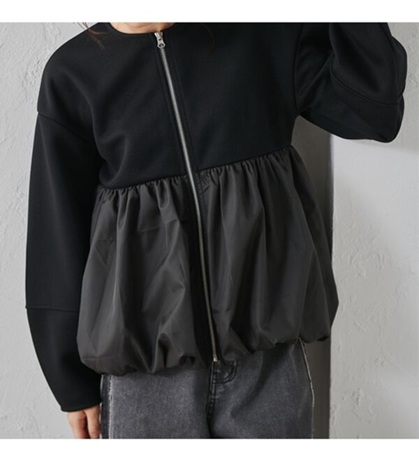 RANAN（ラナン）の「ペプラム切替バルーンブルゾン（ブルゾン）」｜詳細画像
