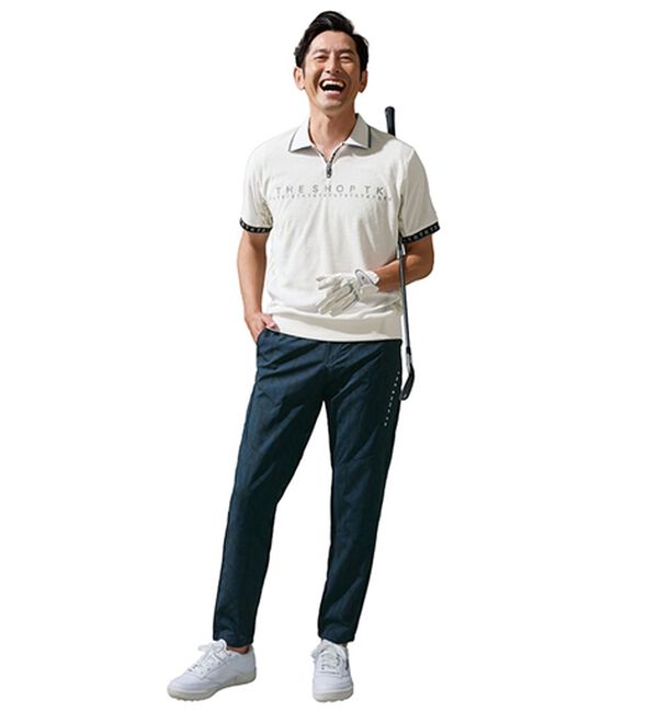 「ザ　ショップ　ティーケー　ウインドテック　サラッと快適ジョガーパンツ（メンズフルレングスパンツ）」｜詳細画像
