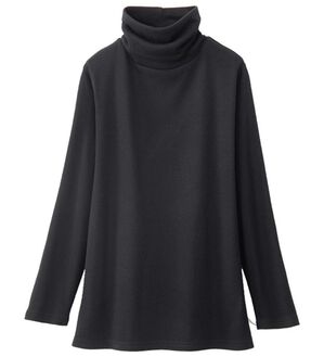 LAVIENNE（ラヴィエンヌ）の「毎日活躍！優秀タートルネック（パジャマ・ルームウェア）」｜ブラック