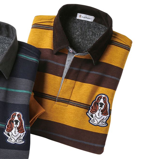 「＜ハッシュパピー＞ビッグドッグ裏シャギーラガーポロ（メンズポロシャツ）」｜イエロー