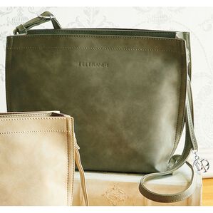 BELLUNA（ベルーナ）の「＜エル　プラネット＞軽量仕分けがしやすいショルダー（ショルダーバッグ）」｜カーキ
