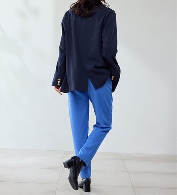 RANAN（ラナン）の「あったか！裏起毛美脚シルエットタックパンツ（フルレングスパンツ）」｜詳細画像