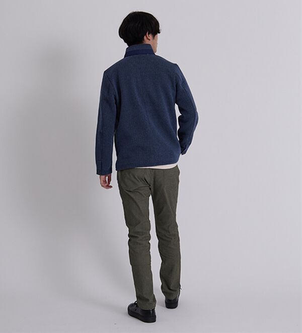 「気軽に羽織れるイタリアンカラージャケット（メンズジャケット）」｜詳細画像