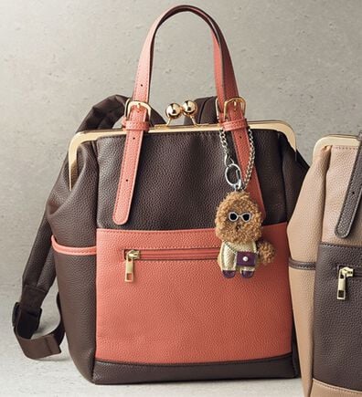 BELLUNA（ベルーナ）の「プードルチャーム付軽量口金リュック（リュック）」