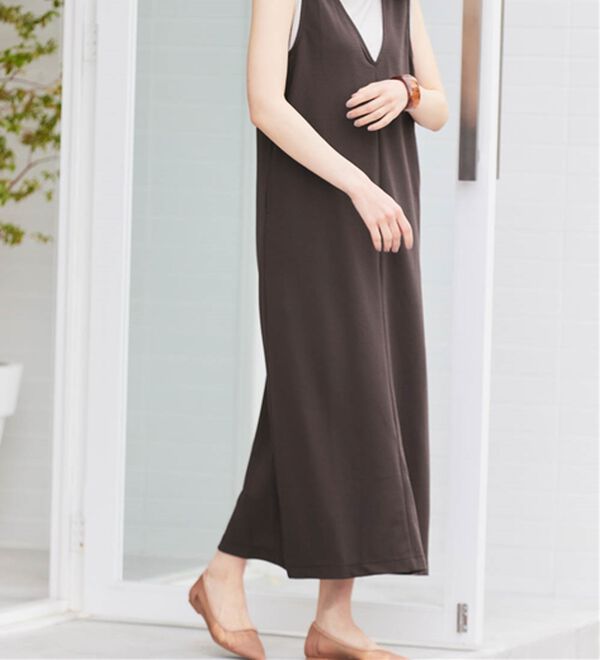 RANAN（ラナン）の「【選べる2丈】細見えが叶うジャンパースカート（ジャンパースカート）」｜詳細画像