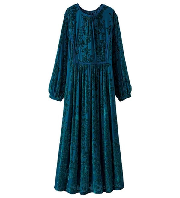 BELLUNA（ベルーナ）の「艶めきベロア素材バックリボンワンピース（その他ワンピース）」｜詳細画像