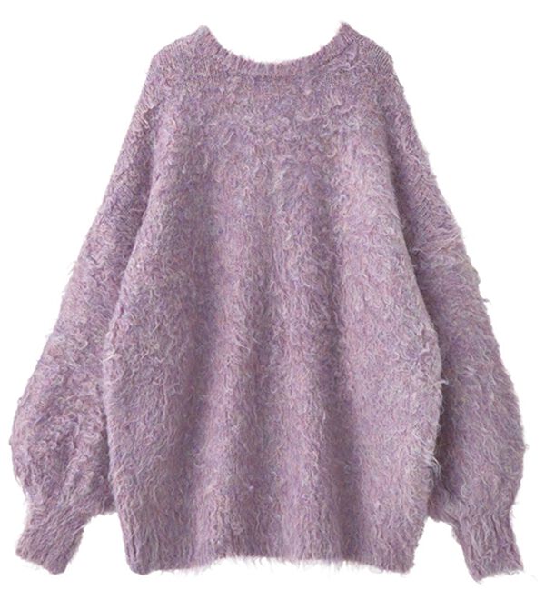 RANAN（ラナン）の「前後２ＷＡＹシャギーニット（ニット・セーター）」｜詳細画像