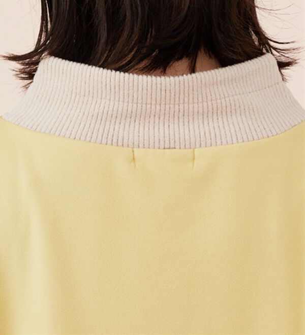 BELLUNA（ベルーナ）の「ワイドネックデザイン配色切替プルオーバー（カットソー）」｜詳細画像
