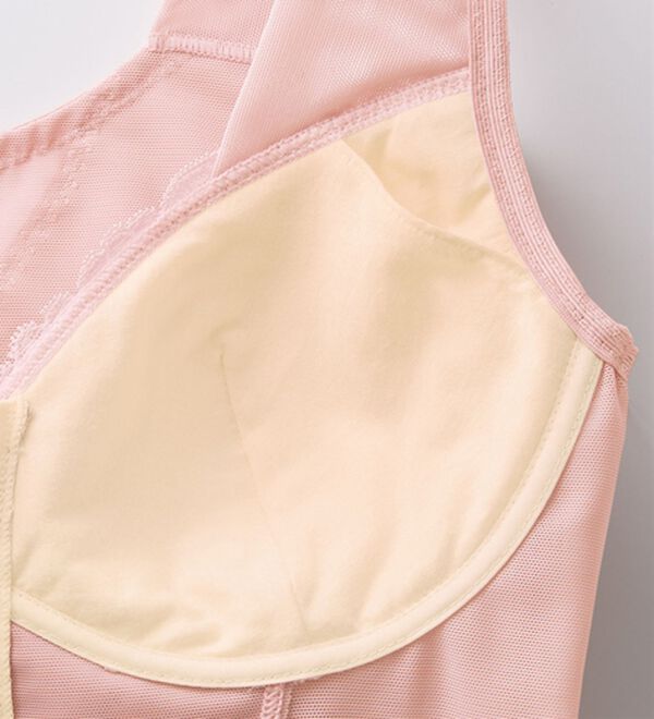 「【２色組】足口ラクな一分丈ボディスーツ（ボディスーツ・シェイパー）」｜詳細画像