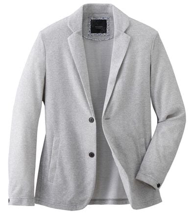 「麻入りメッシュテーラードカーディガン（メンズカーディガン）」