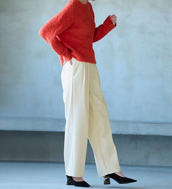 RANAN（ラナン）の「キレイ見え！防風ワイドパンツ（フルレングスパンツ）」｜詳細画像