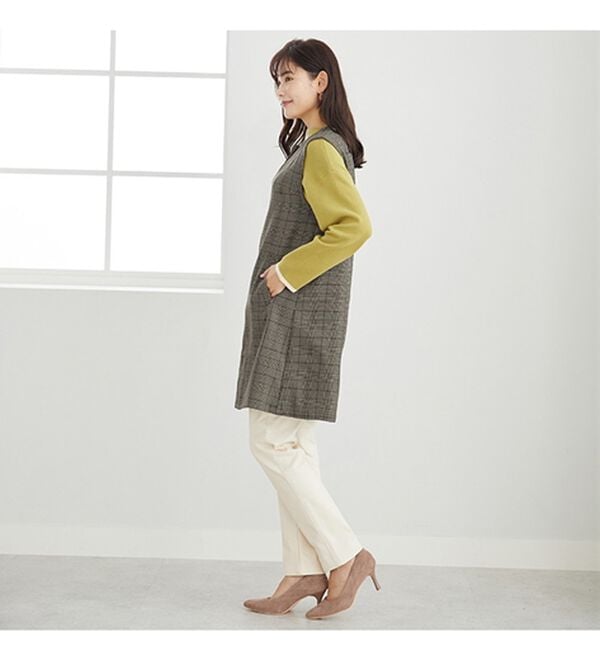 BELLUNA（ベルーナ）の「ウーリッシュ素材ジャンパースカート（ジャンパースカート）」｜詳細画像