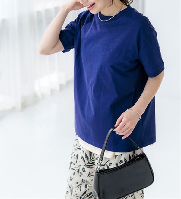 BELLUNA（ベルーナ）の「ヒンヤリ！綿１００％大人顔サマ見えＴシャツ（Tシャツ）」｜詳細画像