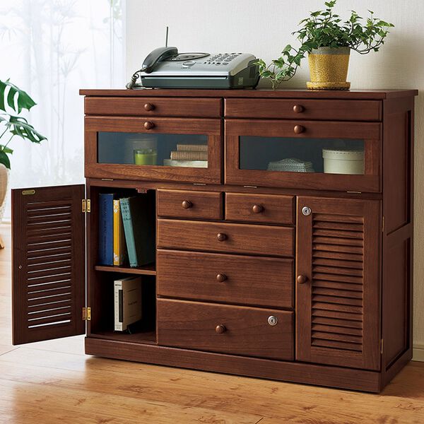 a.flat ルーバー・ドレッサースツール 収納たっぷりルーバー