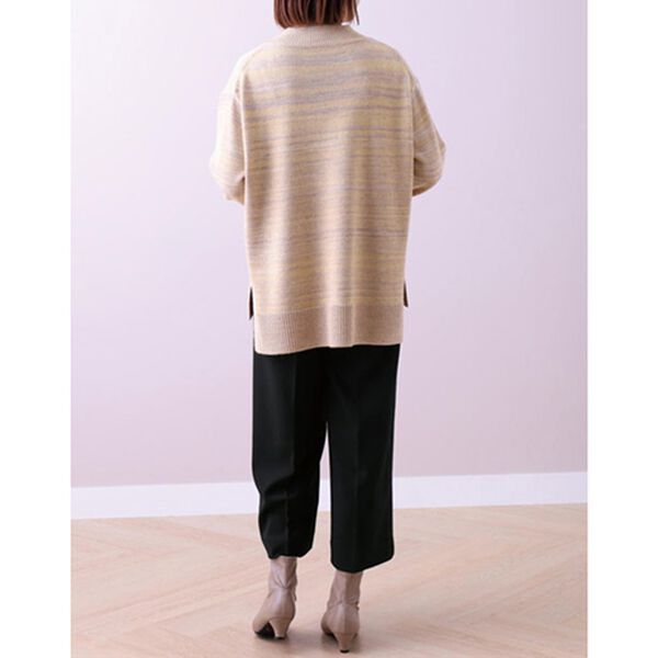 BELLUNA（ベルーナ）の「ストレッチ素材ベルト付ワイドパンツ（ワイドパンツ・ガウチョ）」｜詳細画像