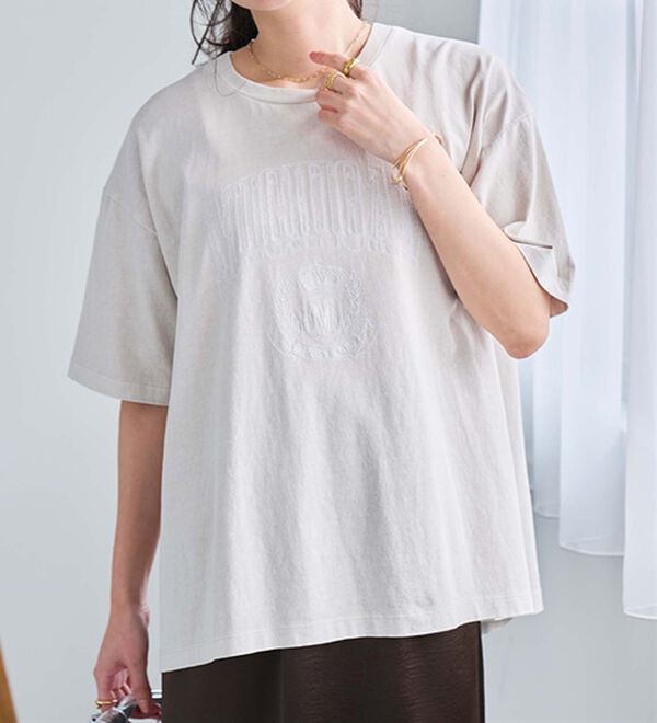 RANAN（ラナン）の「ヴィンテージライクロゴTシャツ（カットソー）」｜詳細画像