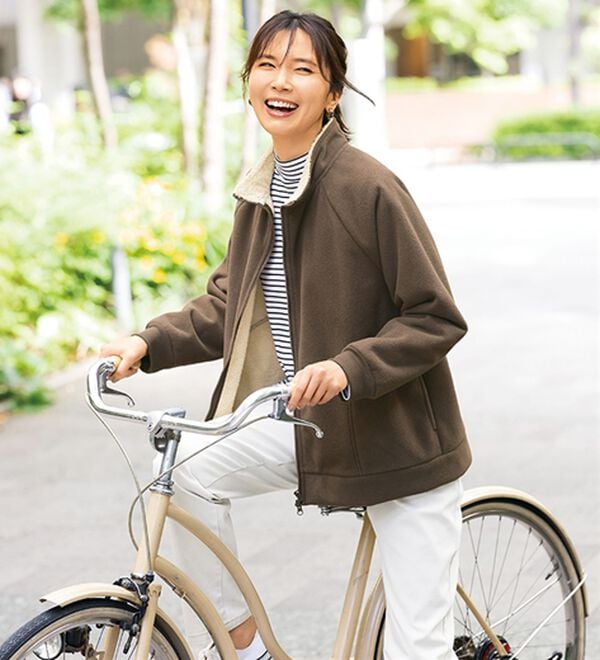 BELLUNA（ベルーナ）の「防風シート入り裏ボアあったかジャケット（ブルゾン）」｜詳細画像