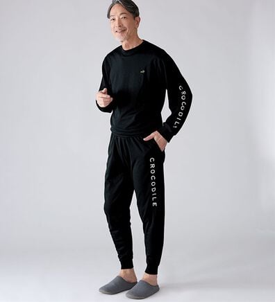 「＜クロコダイル＞リカバリーウェア上下セット（メンズルームウェア）」