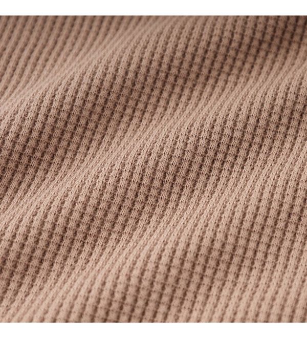 GeeRA（ジーラ）の「前後２ｗａｙスリットネックワッフルタンクトップ（タンクトップ・キャミソール）」｜詳細画像