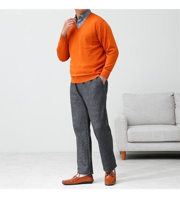 「【３本組】そのままお出かけジャージパンツ（メンズフルレングスパンツ）」｜詳細画像