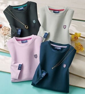 ルフラン（ルフラン）の「【４色組】［Ｋ・Ｓ］心地いい！Ａｉｒｙ　Ｔｅｃｈプルオーバー（カットソー）」｜詳細画像