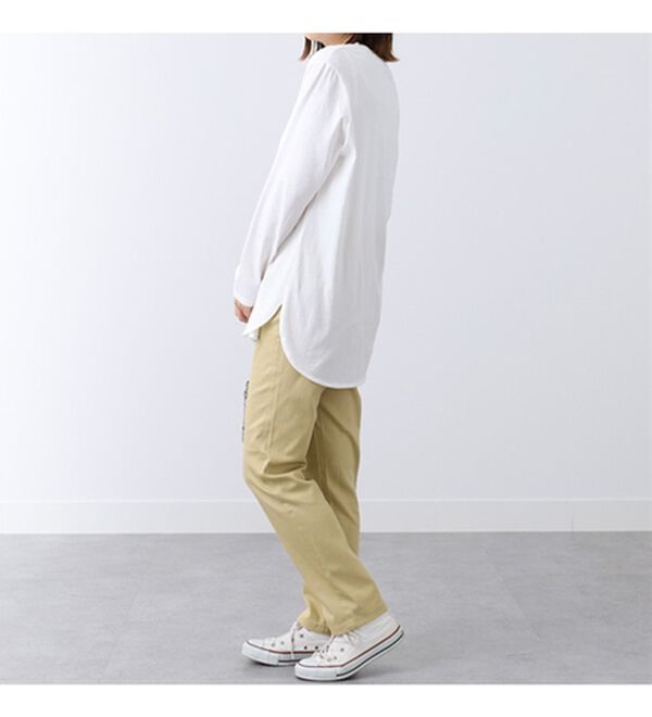 BELLUNA（ベルーナ）の「ホワイトヤーンストレッチカラーパンツ（フルレングスパンツ）」｜詳細画像