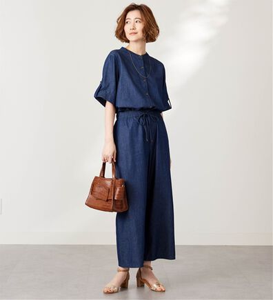 BELLUNA（ベルーナ）の「ライトオンスデニム素材セットアップ（セットアップ）」