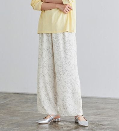 Pierrot（ピエロ）の「【接触冷感・吸水速乾】夏に快適！ウォッシャブルイージーパンツ（その他パンツ）」