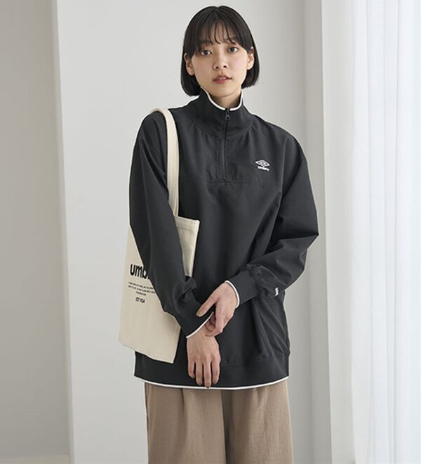 BELLUNA（ベルーナ）の「＜ｕｍｂｒｏ＞ハーフジッププルオーバー（カットソー）」｜詳細画像