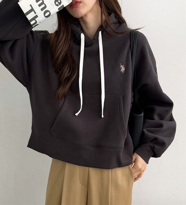 GeeRA（ジーラ）の「【U.S. POLO ASSN.】選べる２丈！フード刺繍裏起毛パーカー（パーカー）」｜詳細画像