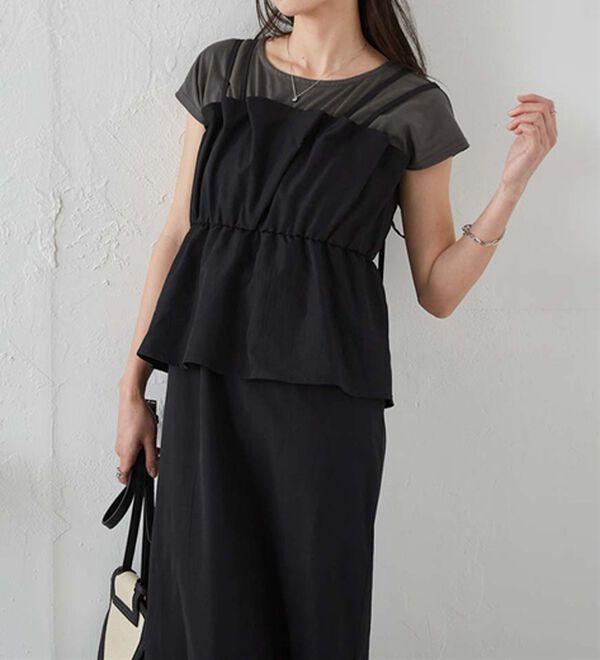 RANAN（ラナン）の「ダブルストラップドッキングワンピース（その他ワンピース）」｜詳細画像