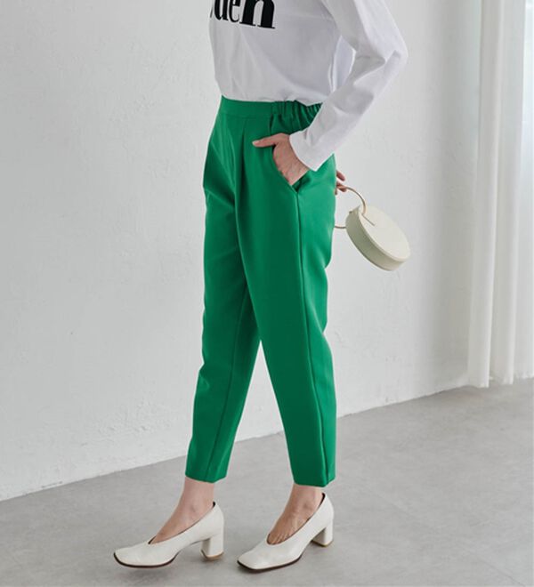 RANAN（ラナン）の「美脚シルエットクロップドパンツ（フルレングスパンツ）」｜詳細画像