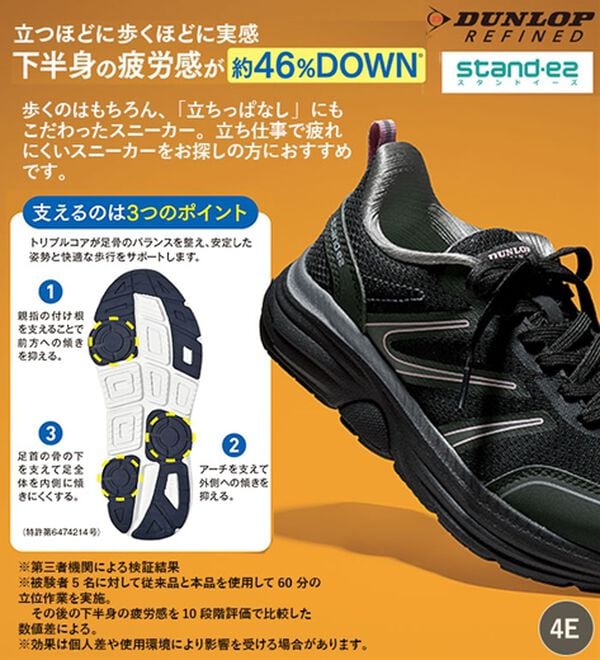 ルフラン（ルフラン）の「＜ダンロップリファインド＞スタンドイーズスニーカー（スニーカー）」｜詳細画像