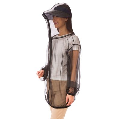 「顔まですっぽり虫よけパーカー（ガーデニング・園芸用品）」