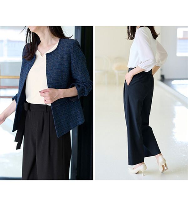 RANAN（ラナン）の「【４点セット】入学式卒業式に！選べるボトムスーツセット（パンツスーツ）」｜詳細画像