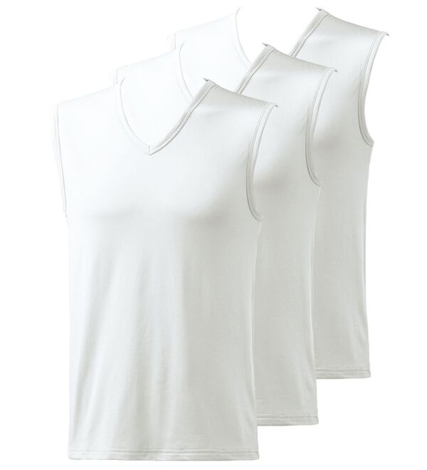 「【３枚組】＜ヘッド＞シルキーエアースマート冷感インナー（メンズ肌着・インナーウェア）」｜詳細画像