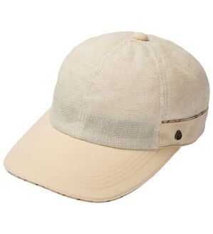 「＜ドン　ベルモード＞風が通る涼やか麻混キャップ（メンズ帽子）」｜杢ナチュラル