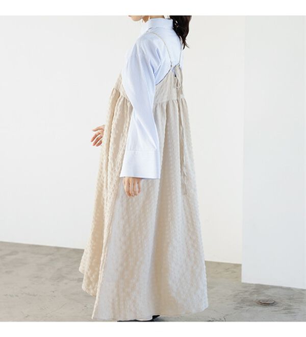 GeeRA（ジーラ）の「ぽこぽこエンボス素材キャミワンピース（その他ワンピース）」｜詳細画像