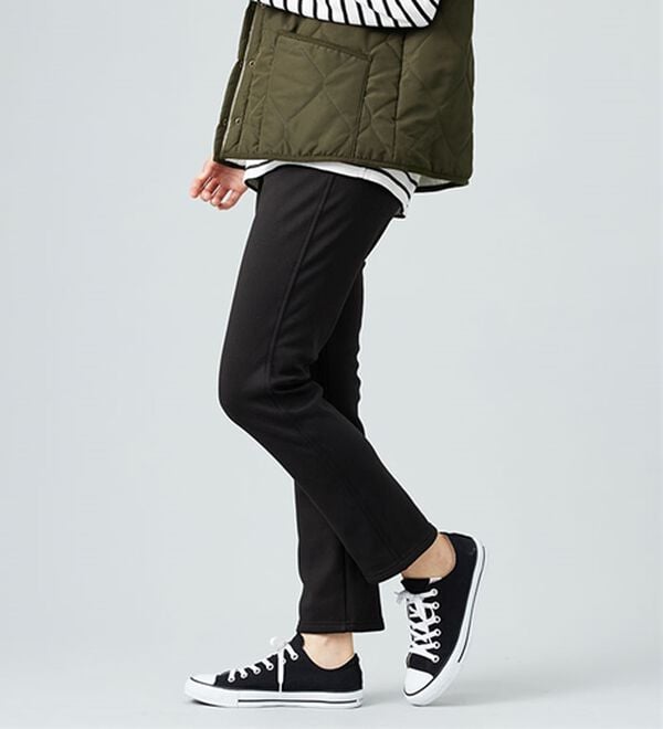 BELLUNA（ベルーナ）の「あったか裏起毛！ホカロンパンツ（フルレングスパンツ）」｜詳細画像