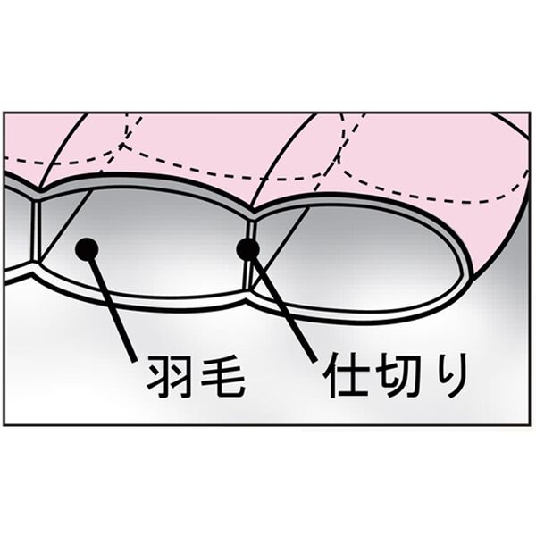 「ロイヤルゴールドラベル羽毛掛布団（掛布団）」｜詳細画像