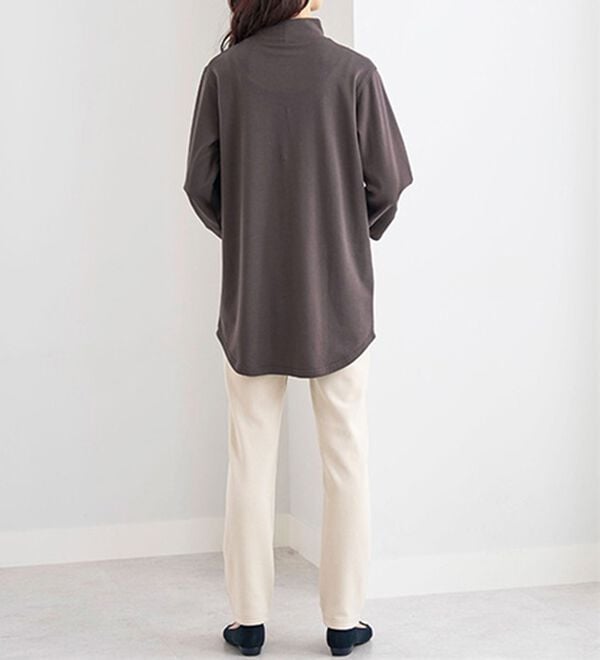 BELLUNA（ベルーナ）の「裏ベロアストレッチ素材レギンスパンツ（フルレングスパンツ）」｜詳細画像